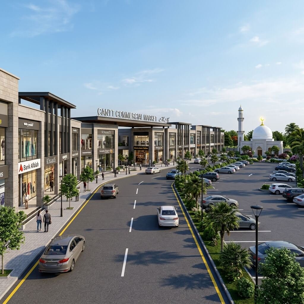 Cantt Commercial Market — Arraazi Development
